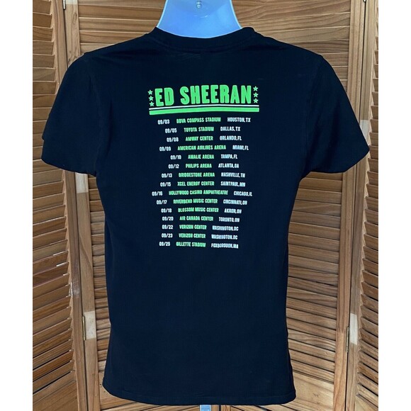 Ed Sheeran Black X Tour Concert T-shirt 2014 Size Small - Picture 2 of 4